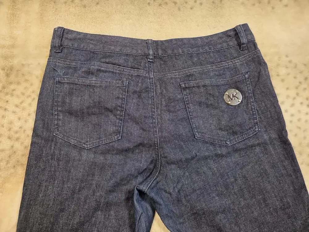 Michael Kors Flared Jeans, Size 10, Dark Wash